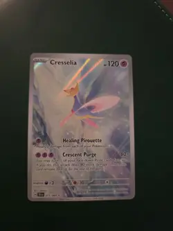 Pokemon TCG Cresselia Card 071/064 Shrouded Fable Illustration Rare - Image 1