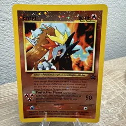 Pokemon TCG Entei #34 Reverse Holo Promo Card 2001 Black Star - Image 3
