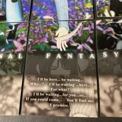 Final Fantasy 8 VIII Perfect Visuals Card Puzzle Set 1-9 Rinoa In Flower Field - Image 3