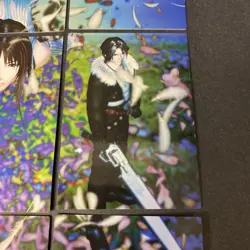 Final Fantasy 8 VIII Perfect Visuals Card Puzzle Set 1-9 Rinoa In Flower Field - Image 5