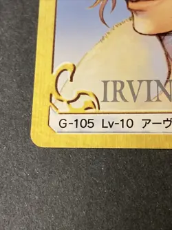 Final Fantasy 8 VIII Triple Triad Card IRVINE KINNEAS G-105 Foil - Image 2