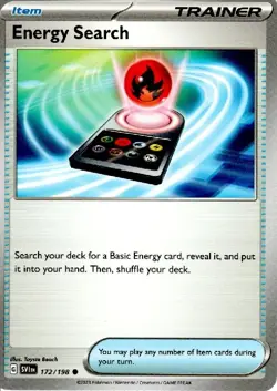 Energy Search 172/198 - Common - Scarlet & Violet Pokemon Card - Image 1
