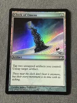 Clock of Omens FOIL Fifth Dawn Magic The Gathering MTG Card - Image 1