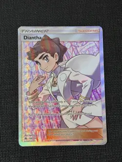 Pokemon Diantha Full Art Holo TCG Card 130/131 Sm-Forbidden Light - Image 1