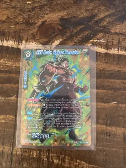 DRAGON BALL SUPER CARD GAME SS3 BROLY, SAIYAN BERSERKER BT7-127 ISR NEAR MINT - Image 1