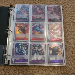 One Piece CCG Card Game Binder Collection w/ Monkey D Luffy hat & Gum Gum Berry - Image 2