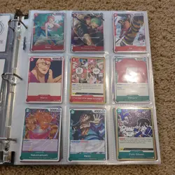 One Piece CCG Card Game Binder Collection w/ Monkey D Luffy hat & Gum Gum Berry - Image 4