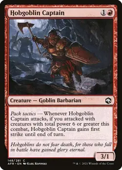 (2x) FOIL HOBGOBLIN CAPTAIN -Forgotten Realms - MTG Magic the Gathering Card - Image 1