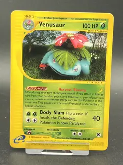 Venusaur Expedition 68/165 E Series Non Holo Rare WOTC Vintage Pokemon Card - Image 1