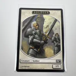 Soldier - Magic The Gathering MTG 2010 Core Set M10 Token - Image 1