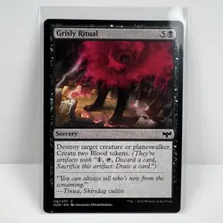 Grisly Ritual - Innistrad: Crimson Vow MTG Magic The Gathering VOW #116 - Image 1