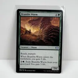 Bramble Wurm - Innistrad: Crimson Vow MTG Magic The Gathering VOW #189 - Image 1