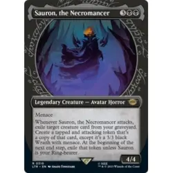 mtg magic Sauron, the Necromancer ENGLISH showcase le Necromancien - Image 1