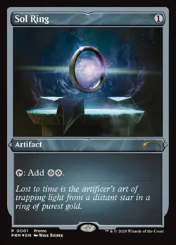 Sol Ring - Foil Etched Buy-a-Box Promo FDN NM MTG - Image 1