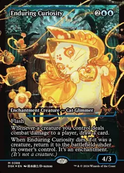 Enduring Curiosity - Foil Showcase DSK NM MTG - Image 1