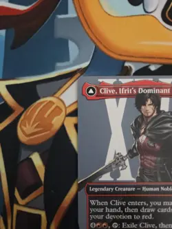 MTG Final Fantasy English Clive, Ifrit's Dominant Borderless 0385 Non-Foil - Image 2