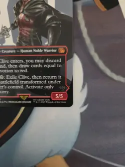 MTG Final Fantasy English Clive, Ifrit's Dominant Borderless 0385 Non-Foil - Image 4