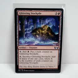 Glittering Stockpile Streets Of New Capenna MTG Magic The Gathering SNC #107 - Image 1