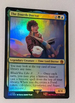 MTG* FOIL * Dr Who Mythic THE FOURTH DOCTOR NM - Image 1
