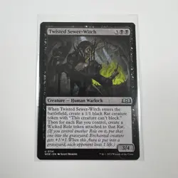Twisted Sewer-Witch Wilds of Eldraine WOE Magic The Gathering MTG NM U 0114 - Image 1