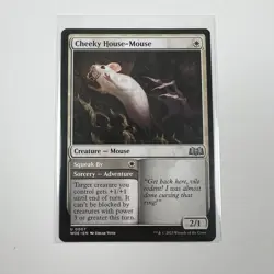 Cheeky House-Mouse Wilds of Eldraine WOE MTG Magic - Image 1