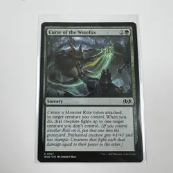 Curse Of The Werefox Wilds of Eldraine WOE Magic The Gathering MTG NM C 0167 - Image 1