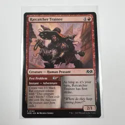 Ratcatcher Trainee Wilds of Eldraine WOE Magic The Gathering MTG NM C 0144 - Image 1