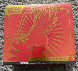 Pokemon TCG Koraidon Scarlet & Violet Elite Trainer Box ETB New & Sealed - Image 1