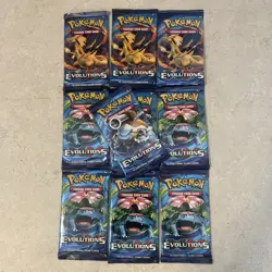 10x Pokemon XY Evolutions Booster Pack Lot of 10 Factory Sealed Pokemon TCG 2016 - Image 2