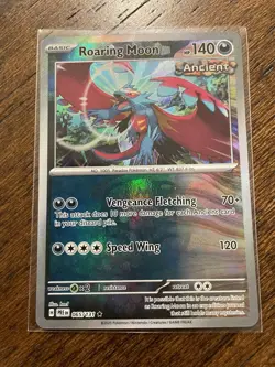 Roaring Moon 65/131 (Master Ball Pattern) Prismatic Evolutions Pokemon TCG NM - Image 1