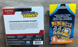 Pokemon TCG Surging Sparks Booster Bundle 6 + 3 packs- factory sealed - Image 2