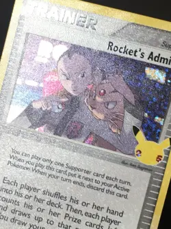 Pokemon TCG Rocket's Admin 86/109 Holo 25th Celebrations Stamped NM - Image 2