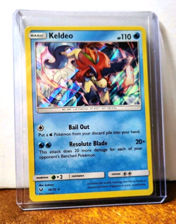 POKEMON KELDEO 26/73 HOLO RARE SHINING LEGENDS NEAR MINT - Image 3