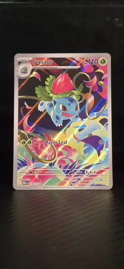 Ivysaur 134/132 Illustration Rare Pokemon Mega Evolution Full Art English TCG - Image 1