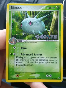 Pokemon Cards Ex Deoxys Silcoon 46/107 & Beautifly 2/107 Reverse Holo Stamped - Image 2