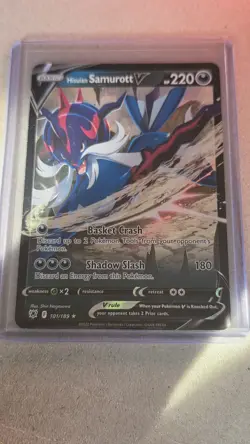 Hisuian Samurott V 101/189 NM/M Astral Radiance Ultra Rare Holo Pokemon TCG - Image 1
