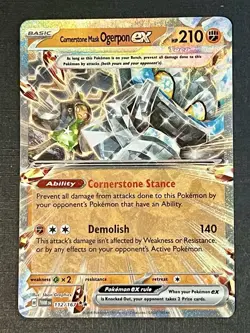Pokemon SV: Twilight Masquerade Cornerstone Mask Ogerpon ex 112/167 Double Rare - Image 1