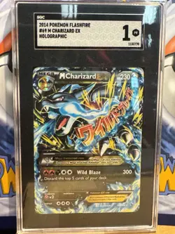 Pokemon M Charizard EX XY Flashfire Holo Rare #69 SGC 1 - Image 1