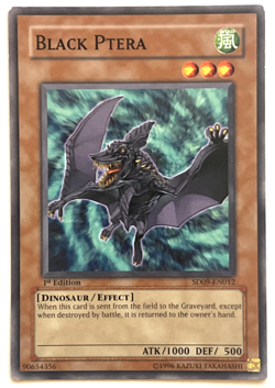 YuGiOh! - Black Ptera - SD09-EN012 - 1st Edition - Common - Image 1