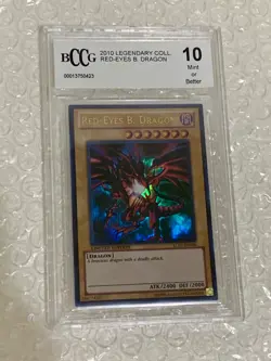 Yugioh BCCG 10 MINT Red-Eyes B. Dragon LC01-EN006 Ultra Rare Limited Edition - Image 1