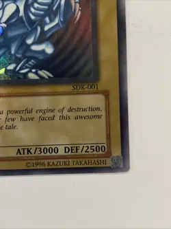 Blue-Eyes White Dragon SDK-001 Ultra Rare Unlimited Yugioh 7100 - Image 3