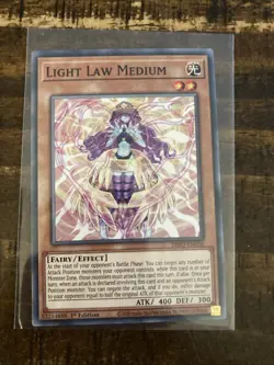 Yugioh Light Law Medium 1st Edition Difo-en026 - Image 1
