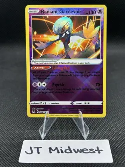 Radiant Gardevoir 069/196 - Lost Origin - Ultra Rare Holo Pokemon Card Near Mint - Image 1