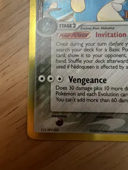 Nidoqueen 7/101 Delta Species Reverse Holo Ex Dragon Frontiers Stamped Card NM- - Image 4