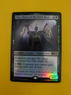 Vito, Thorn of the Dusk Rose FOIL M21 rare vampire cleric MTG Card. - Image 3