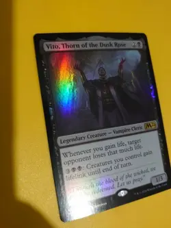 Vito, Thorn of the Dusk Rose FOIL M21 rare vampire cleric MTG Card. - Image 5