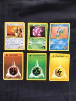 Pokemon Cards: 1st Edition Gym Heroes 6 Card Non-Holo Lot - Image 1