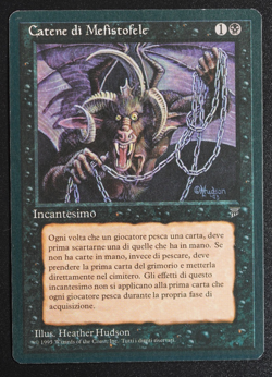 Chains of Mephistopheles Italian Magic Card Legends MTG Reserved List - Image 1