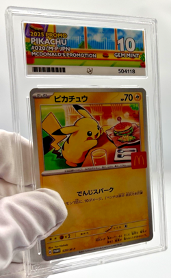 Pokemon Cards - ACE 10 Pikachu 020/M-P - JPN McDonalds Promo Burgerchu - PSA - Image 3