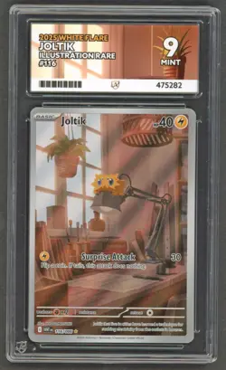 Pokemon Cards - ACE 9 Joltik 116/086 - White Flare IR - PSA BGS - Image 1